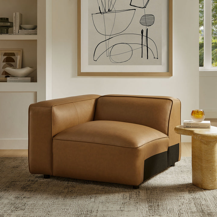 Elara Upholstered Vegan Leather Armchair by Modway