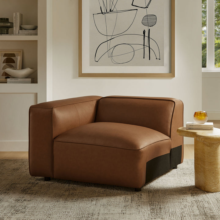 Elara Upholstered Vegan Leather Armchair by Modway