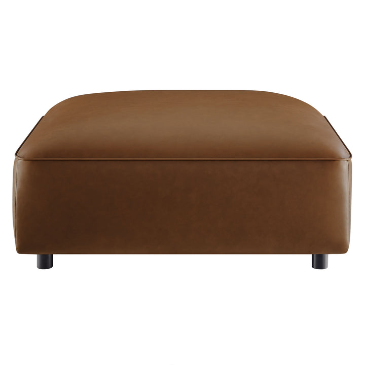 Axel Upholstered Vegan Leather Ottoman
