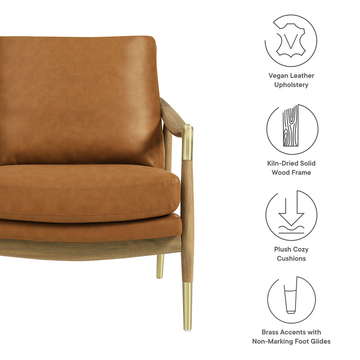 Sophisticated Mid-Century Armchair