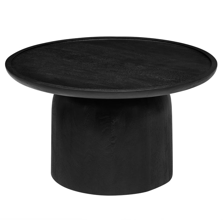 Timeless Elegance Round Wood Coffee Table