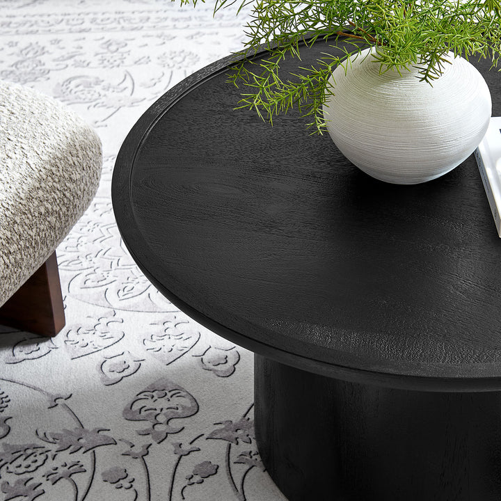 Timeless Elegance Round Wood Coffee Table