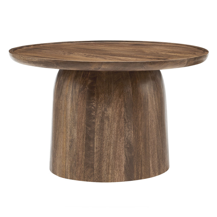 Timeless Elegance Round Wood Coffee Table