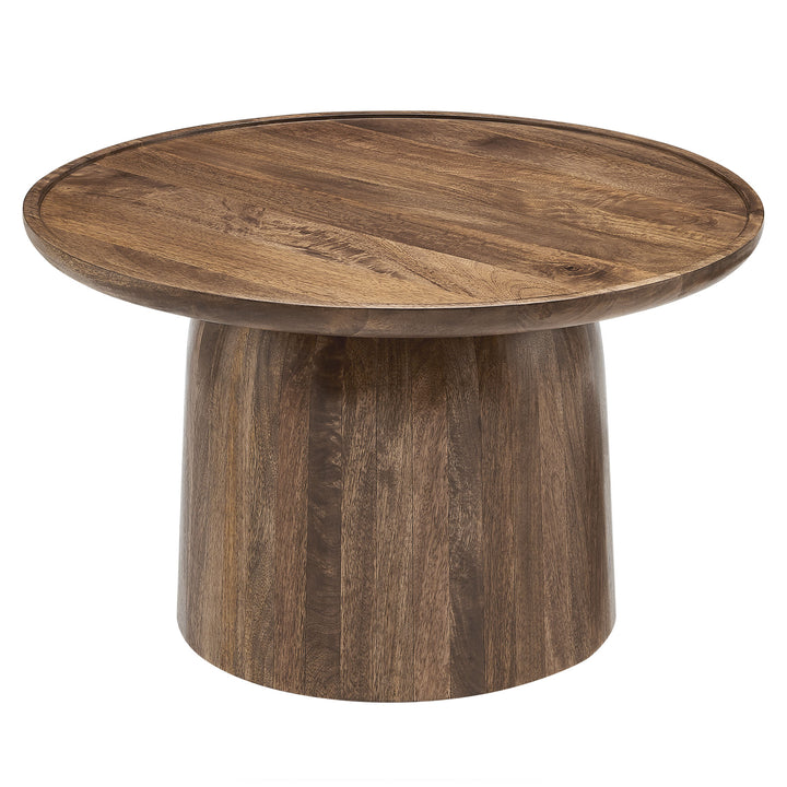 Timeless Elegance Round Wood Coffee Table