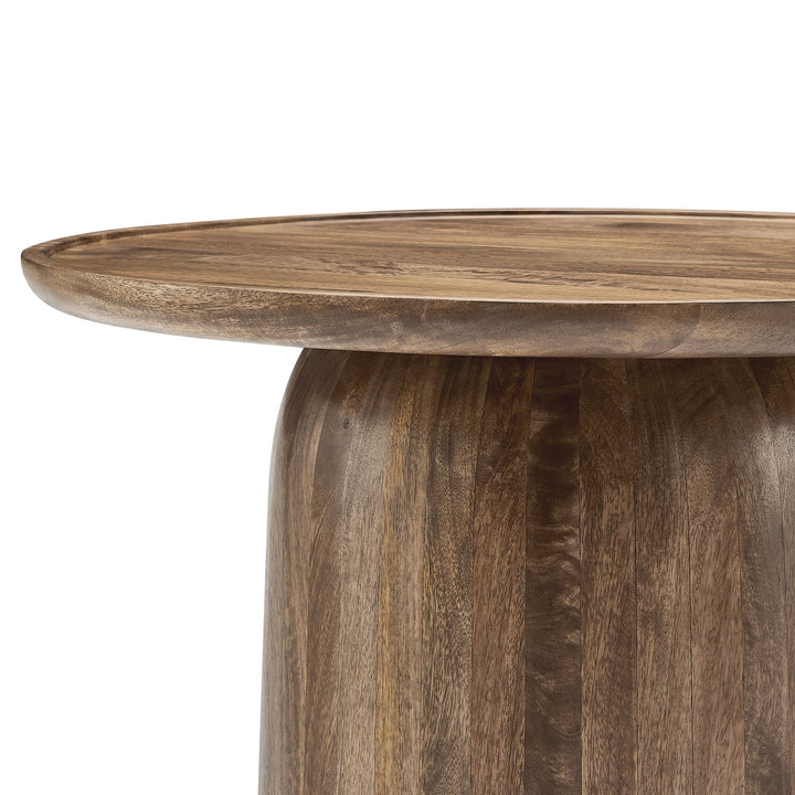 Timeless Elegance Round Wood Coffee Table