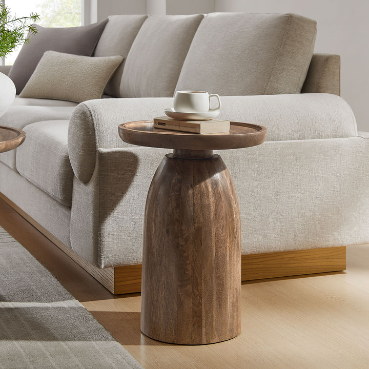 Timeless Elegance Round Wood Table