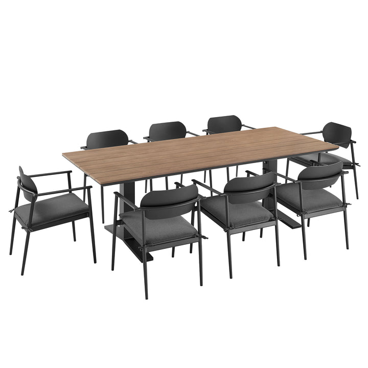 Chic & Durable Modern Outdoor Patio Table Set