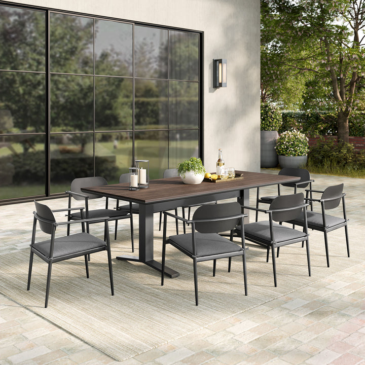 Chic & Durable Modern Outdoor Patio Table Set