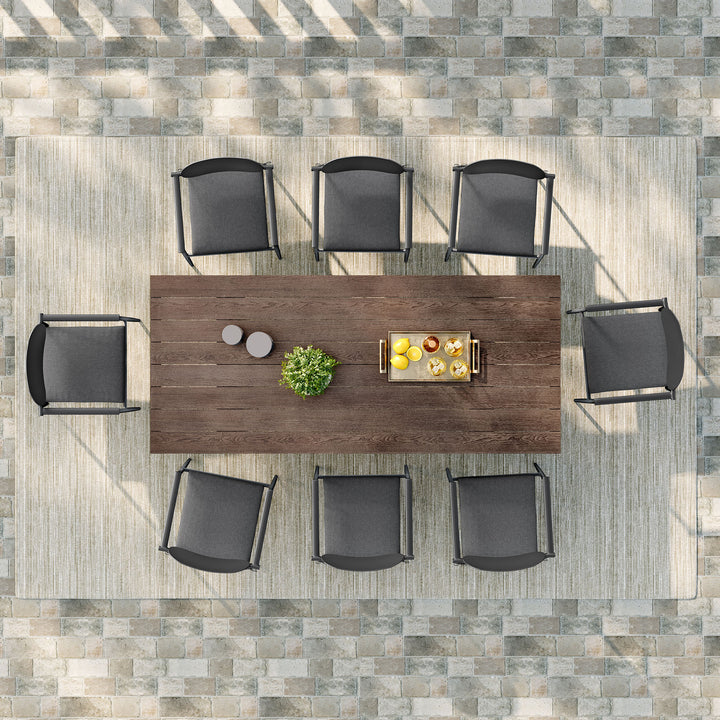 Chic & Durable Modern Outdoor Patio Table Set