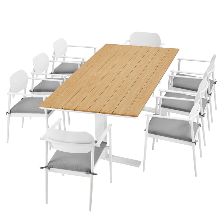 Chic & Durable Modern Outdoor Patio Table Set