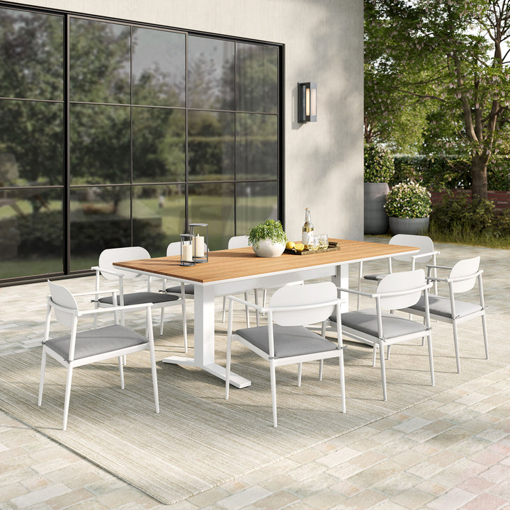 Chic & Durable Modern Outdoor Patio Table Set
