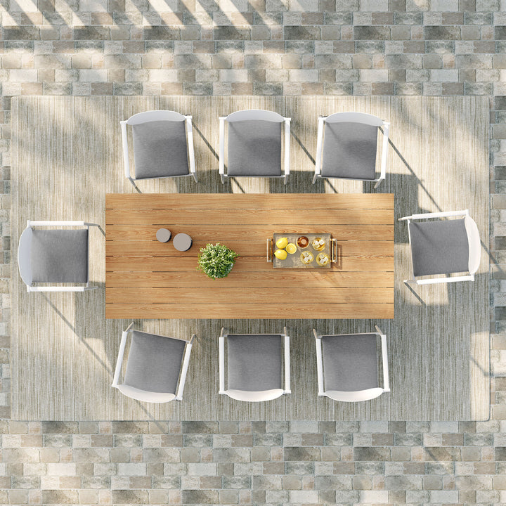 Chic & Durable Modern Outdoor Patio Table Set