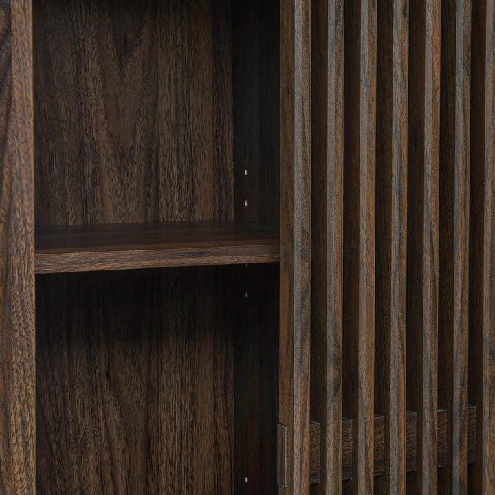 Sophisticated Storage Showcase - Vaughn 71" Tall Curved Display Cabinet by Modway