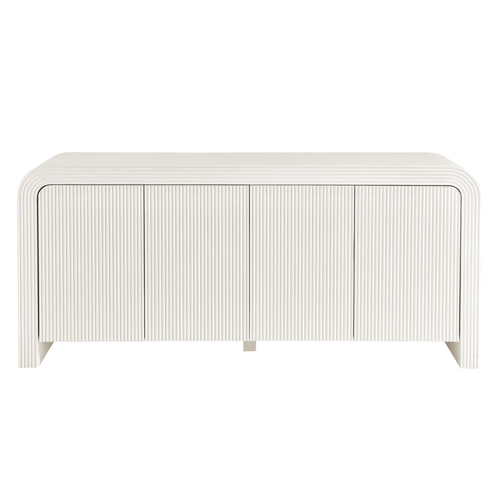 Majestic 70" Fluted Storage Cabinet