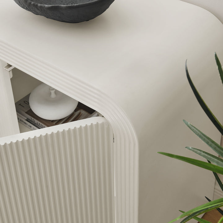 Majestic 70" Fluted Storage Cabinet