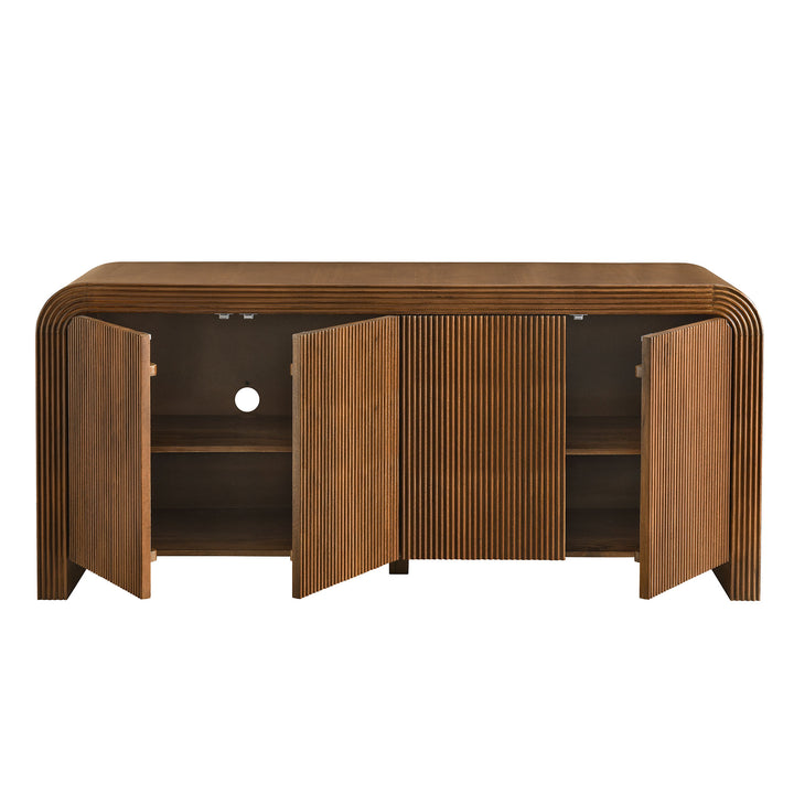 Majestic 70" Fluted Storage Cabinet