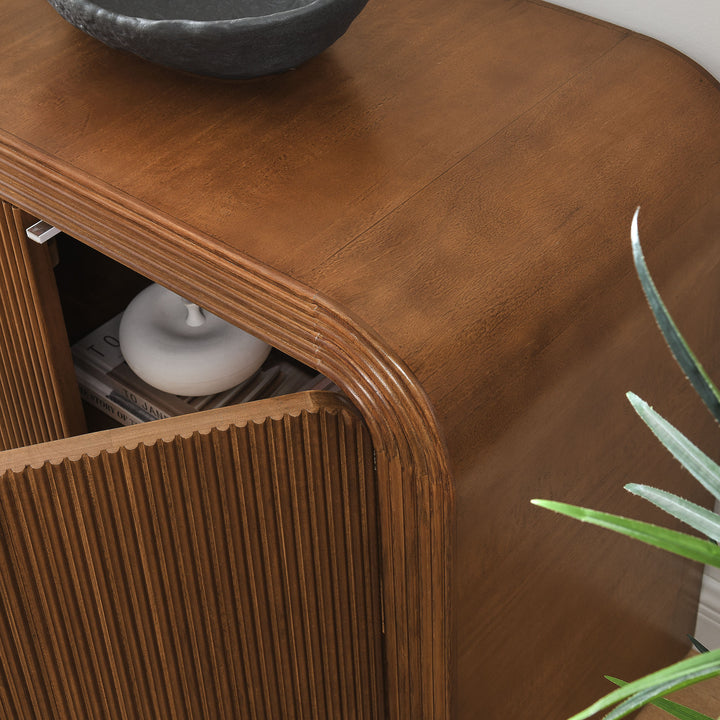 Majestic 70" Fluted Storage Cabinet