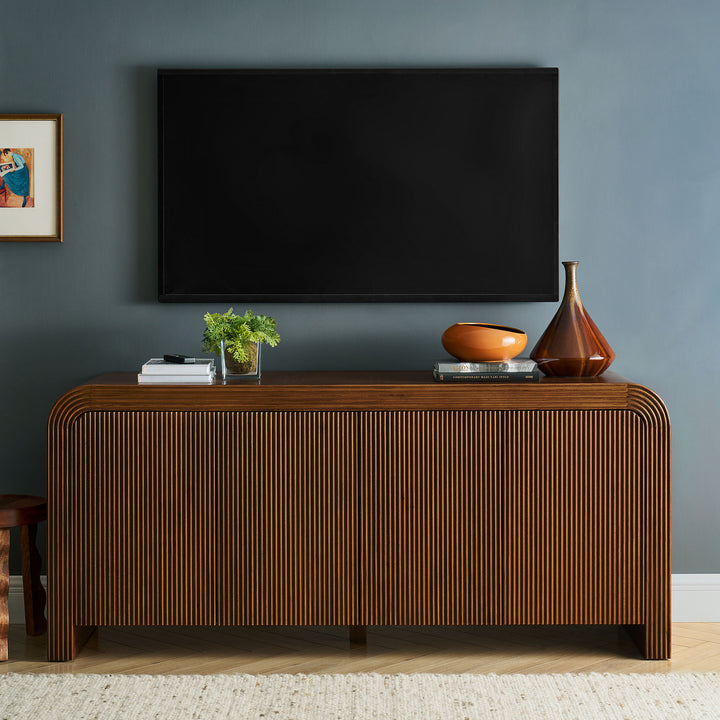 Majestic 70" Fluted Storage Cabinet