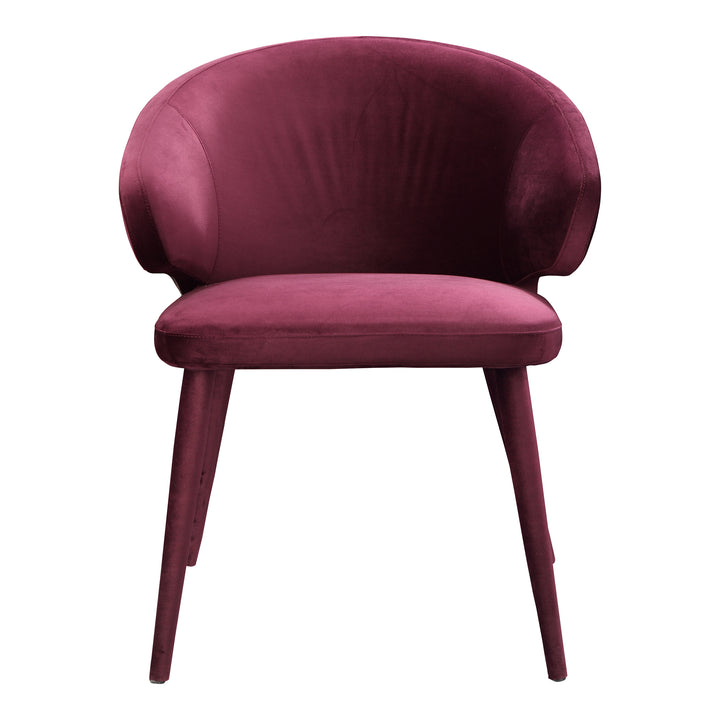 Elegant Velvet Dining Chair with Metal Frame
