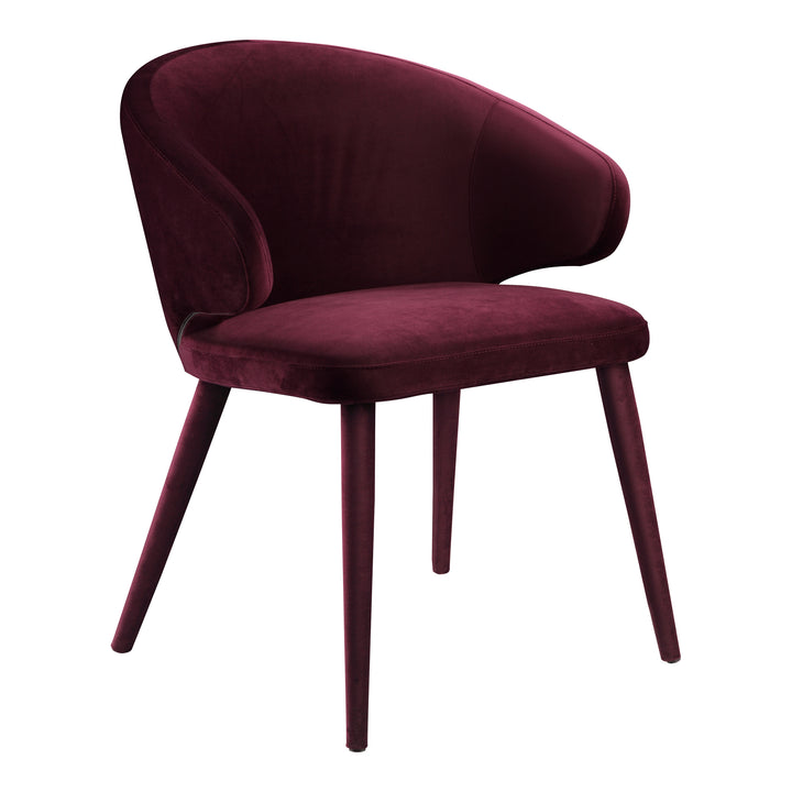 Elegant Velvet Dining Chair with Metal Frame
