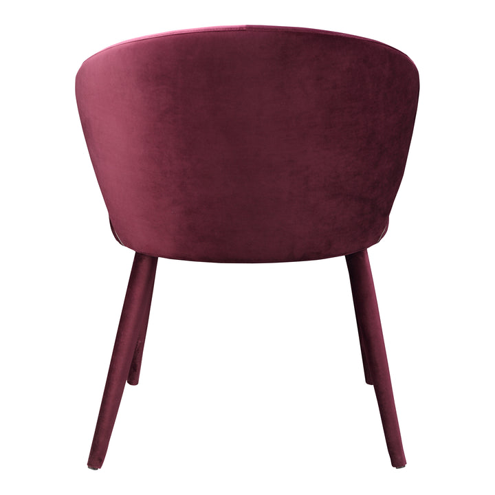 Elegant Velvet Dining Chair with Metal Frame