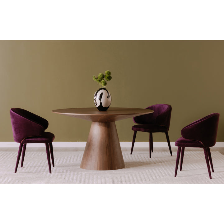 Elegant Velvet Dining Chair with Metal Frame