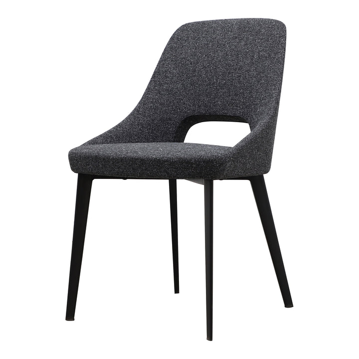 Modern Curve Dining Chair: Molded Foam Comfort