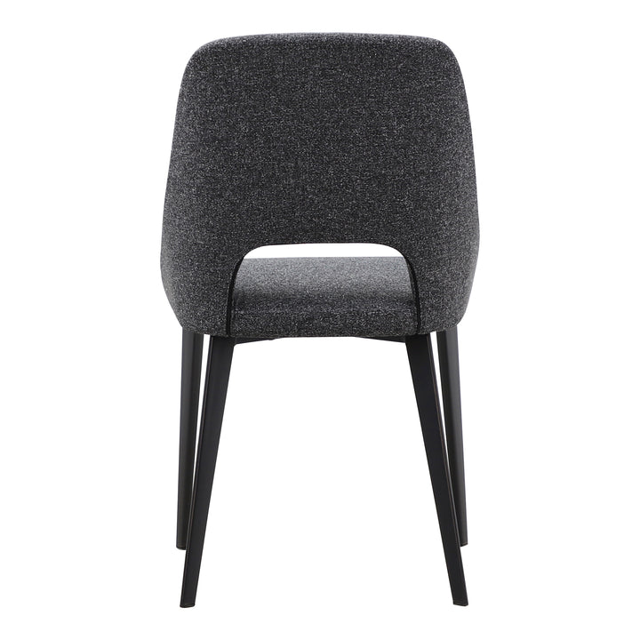 Modern Curve Dining Chair: Molded Foam Comfort
