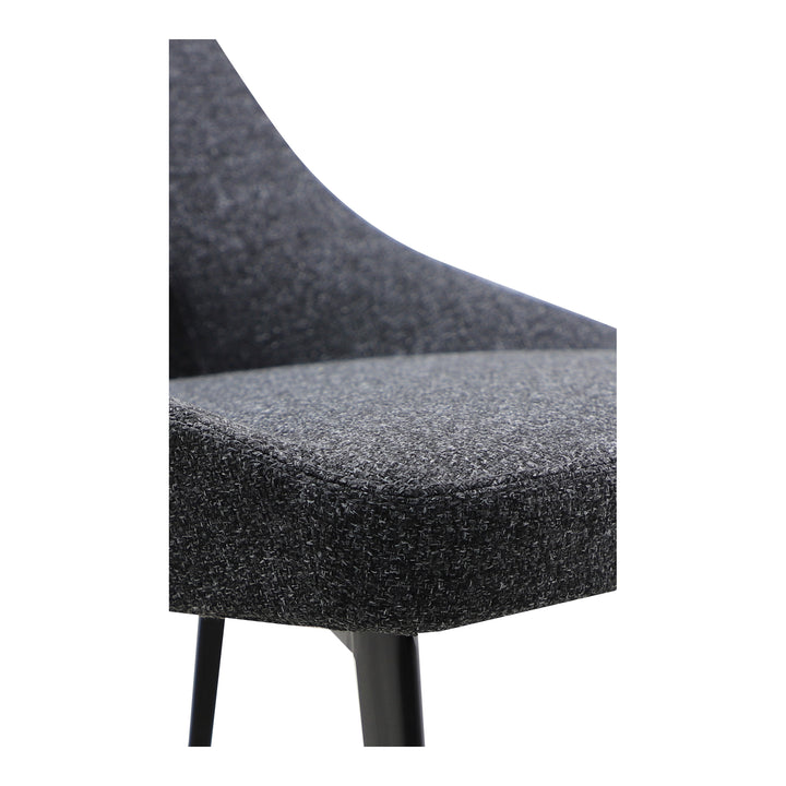 Modern Curve Dining Chair: Molded Foam Comfort