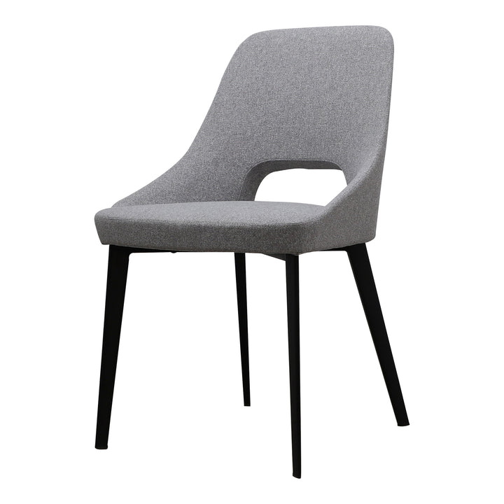 Modern Curve Dining Chair: Molded Foam Comfort