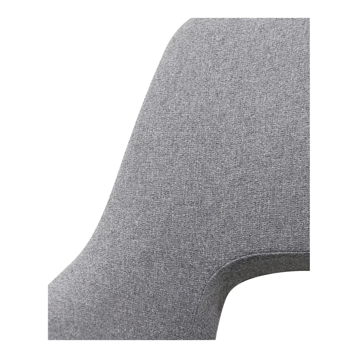 Modern Curve Dining Chair: Molded Foam Comfort