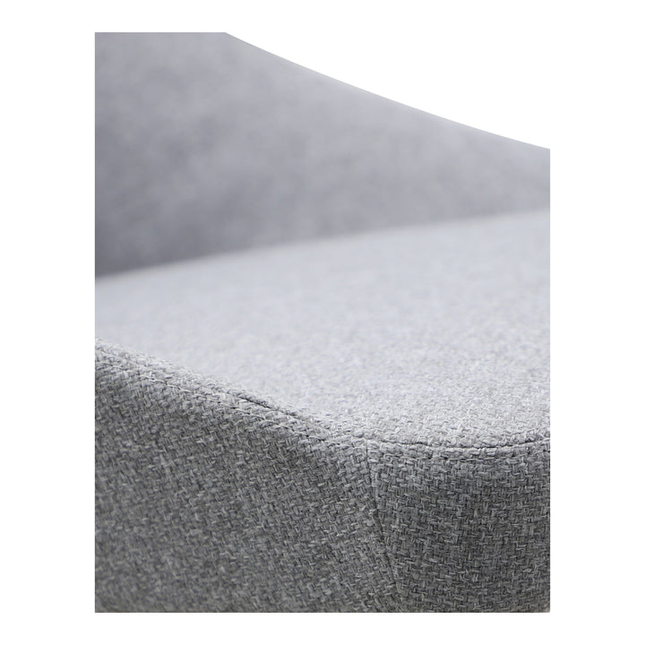 Modern Curve Dining Chair: Molded Foam Comfort