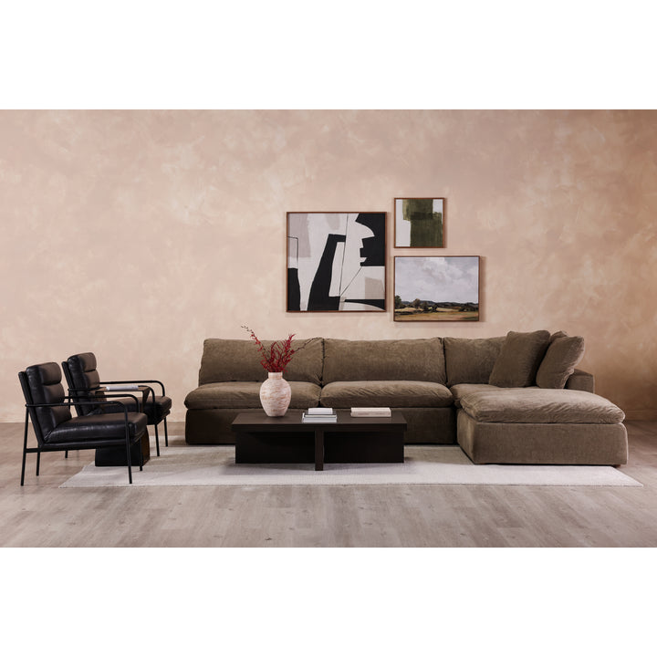 Vintage-Inspired Leather Armchair with Modern Twist