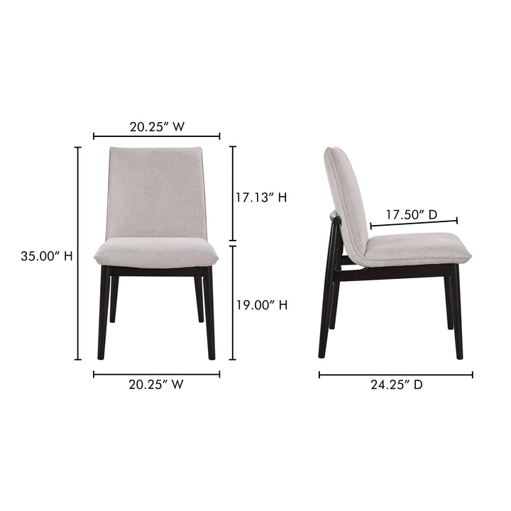 Retro Elegance Dining Duo: Curved Back Rubberwood Chairs