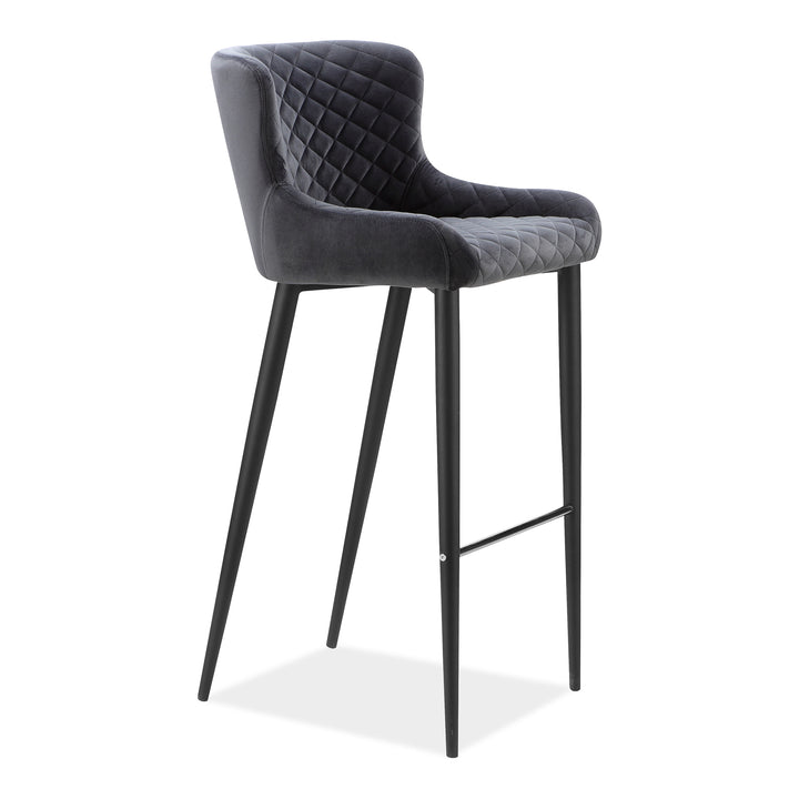 Luxury Velvet Padded Bar Stool