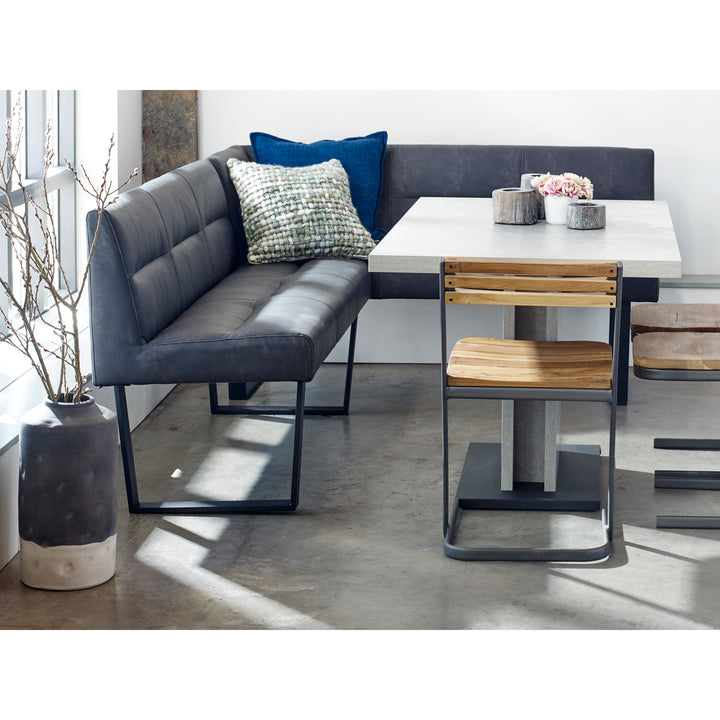 Modern Chic Corner Dining Bench