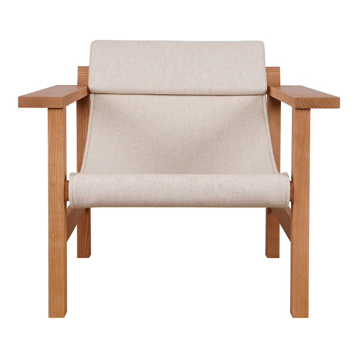 Retro-Chic Relaxer: Blocky Lounge Chair