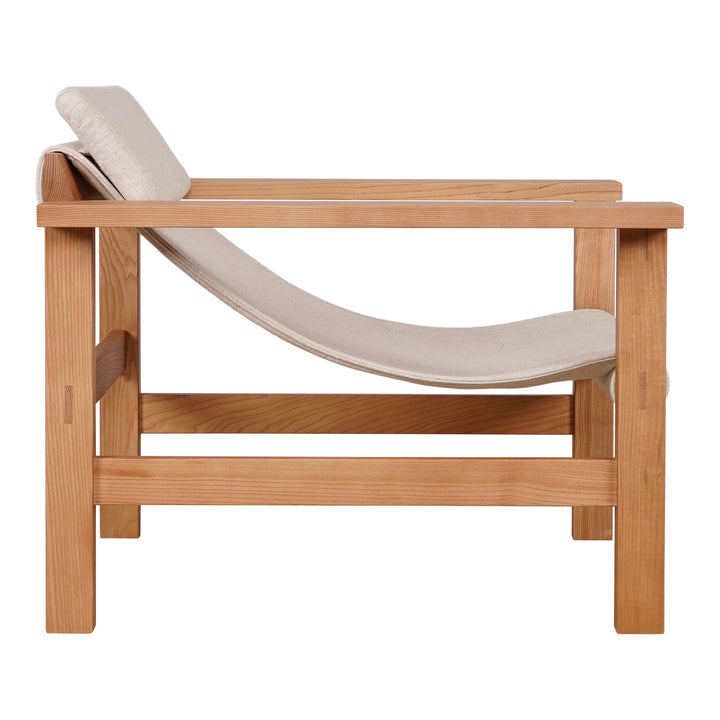 Retro-Chic Relaxer: Blocky Lounge Chair