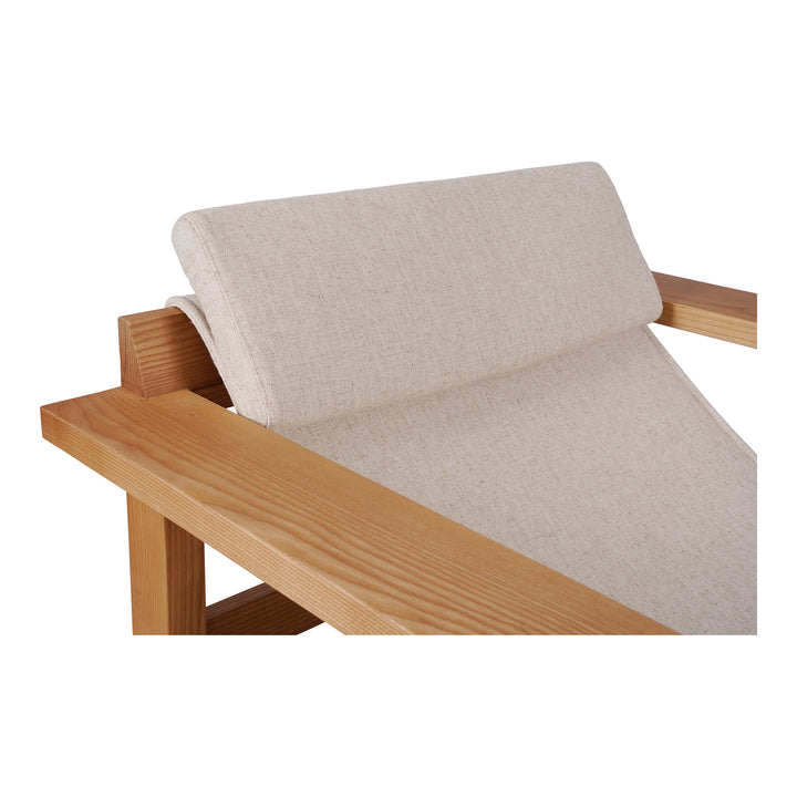 Retro-Chic Relaxer: Blocky Lounge Chair