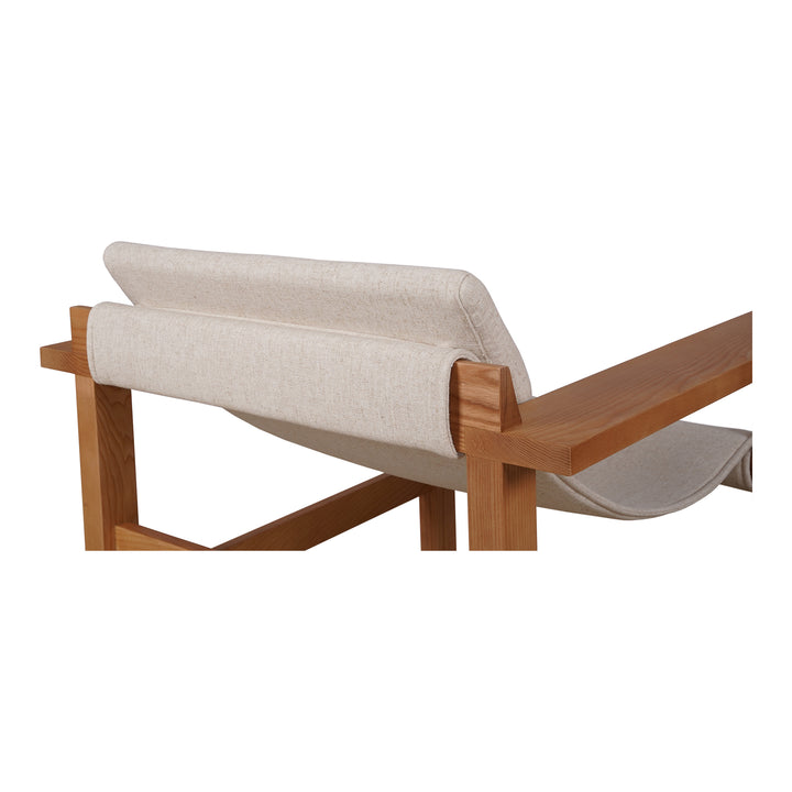 Retro-Chic Relaxer: Blocky Lounge Chair