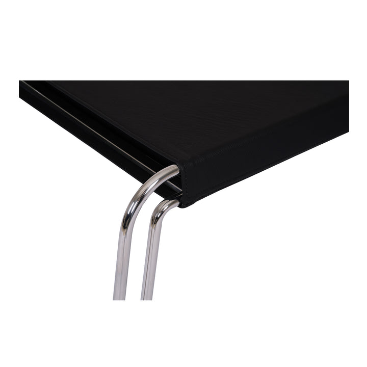 Vintage-Inspired Leather Dining Stool