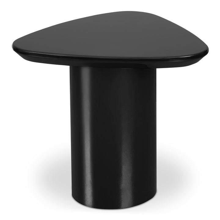 Sculptural Elegance Oval Pedestal Table