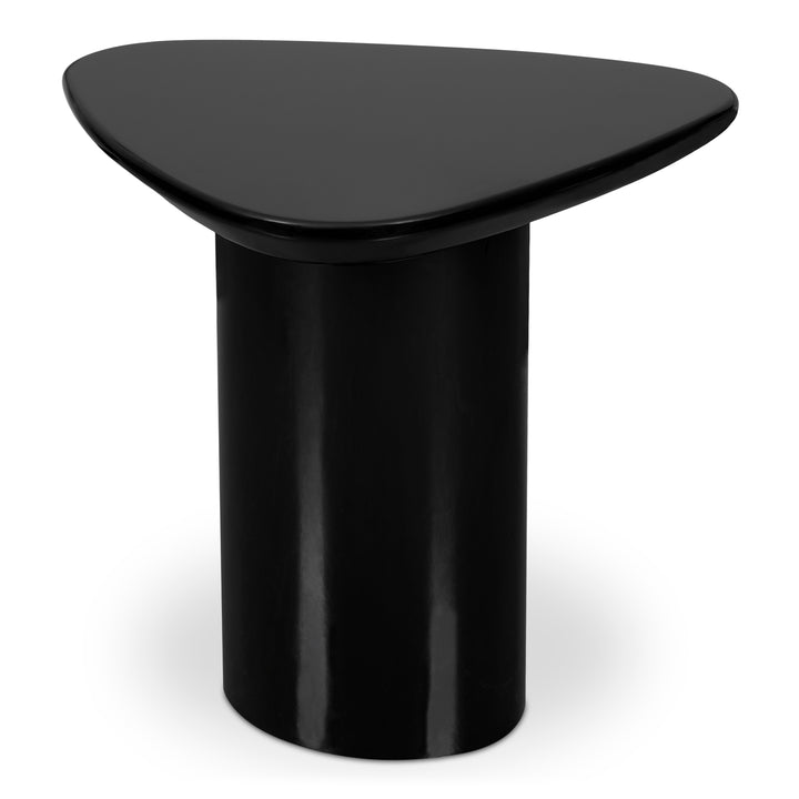 Sculptural Elegance Oval Pedestal Table