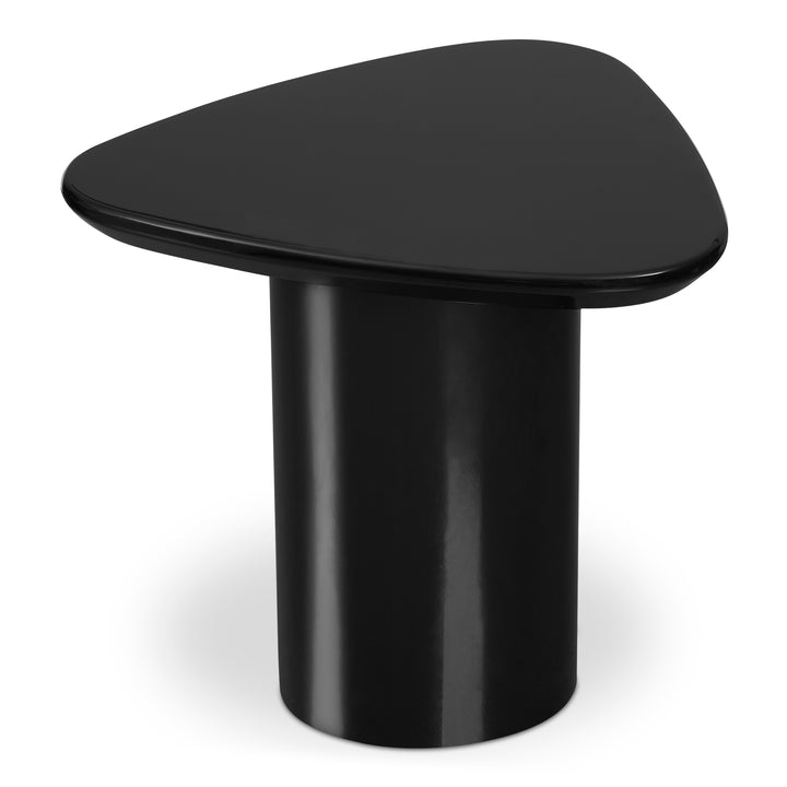 Sculptural Elegance Oval Pedestal Table