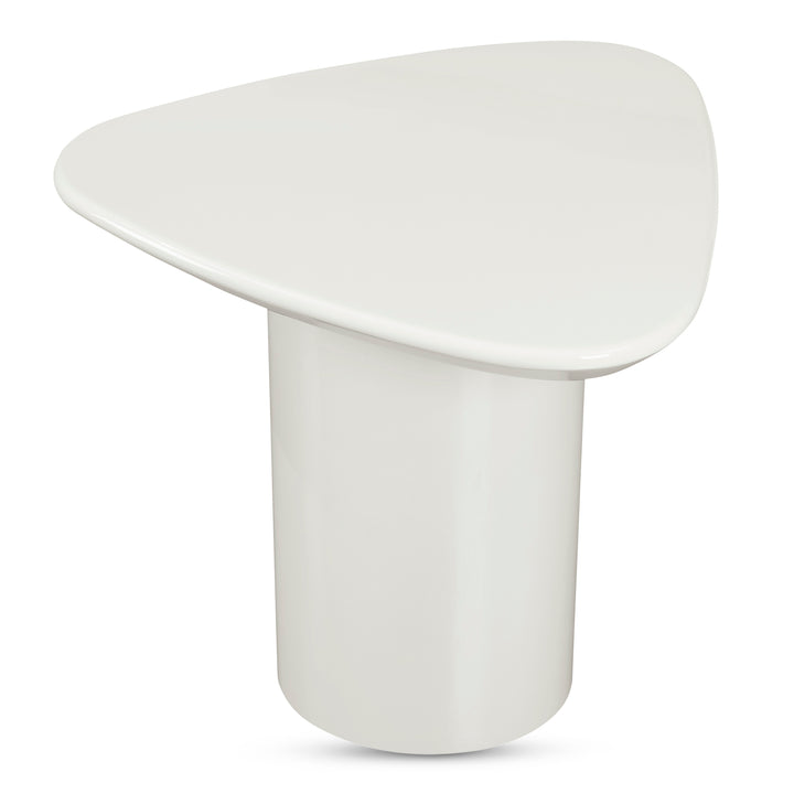 Sculptural Elegance Oval Pedestal Table
