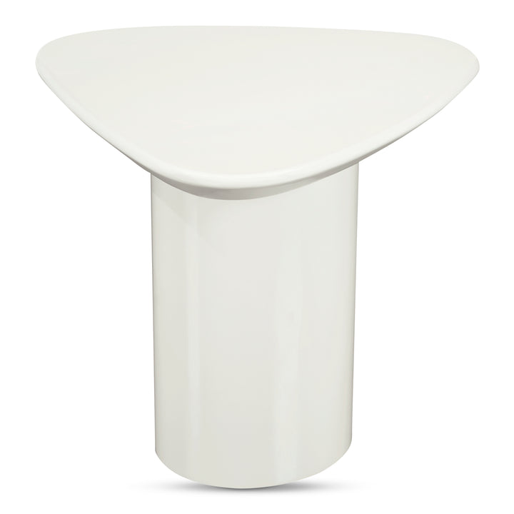 Sculptural Elegance Oval Pedestal Table