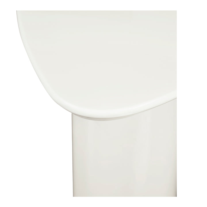 Sculptural Elegance Oval Pedestal Table
