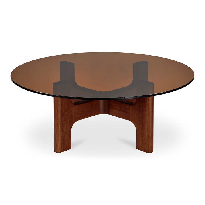 Amber Glow Midcentury Modern Coffee Table