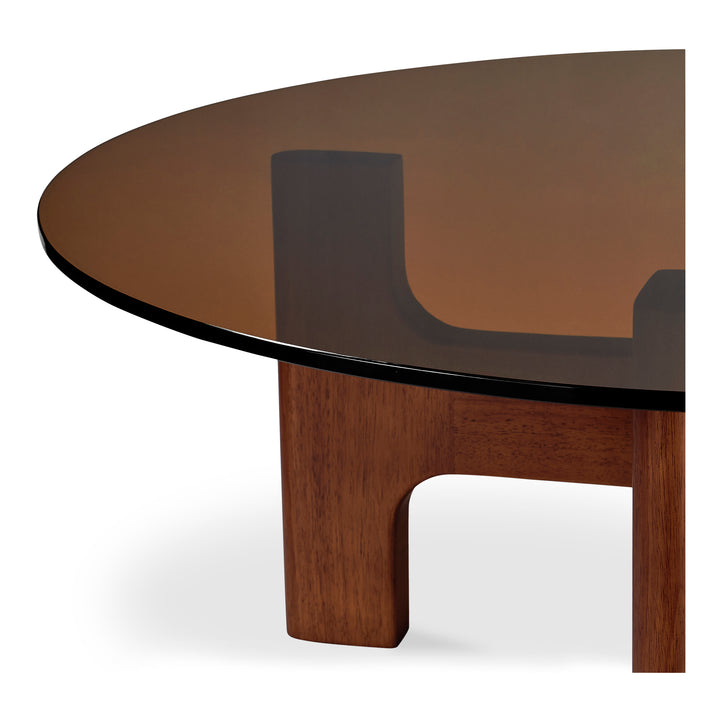 Amber Glow Midcentury Modern Coffee Table