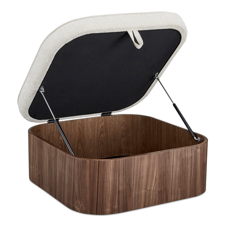Luxe Lift Hydraulic Storage Ottoman